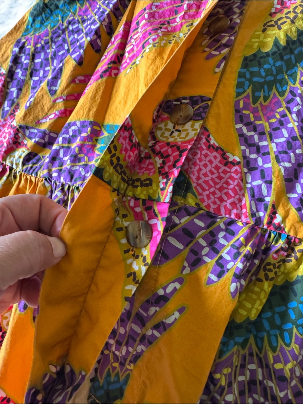FARM Rio Yellow Multi-Print Belted Mini Dress - Picture 7 of 14